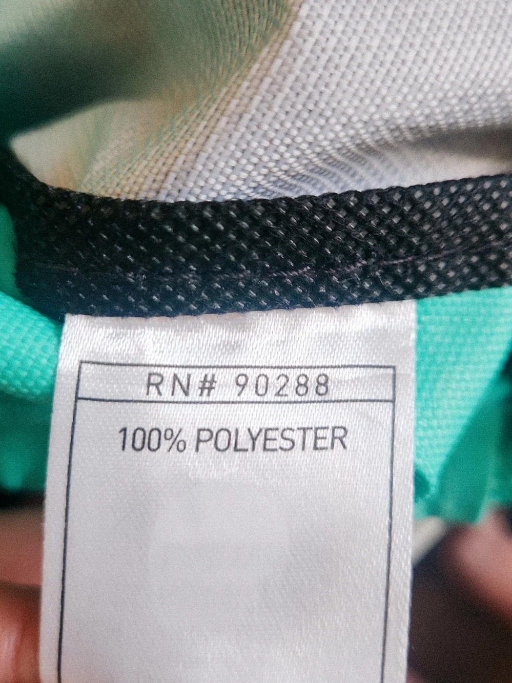 Adidas Drawstring Gym Sack in Teal & Charcoal - Picture 6 of 8